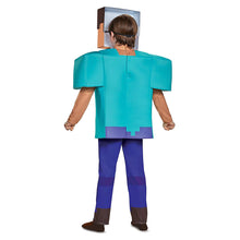 Load image into Gallery viewer, Minecraft Steve Deluxe Youth Costume