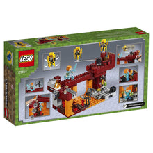 Load image into Gallery viewer, Minecraft The Blaze Bridge LEGO Building Set
