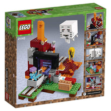 Load image into Gallery viewer, Minecraft The Nether Portal LEGO Building Set
