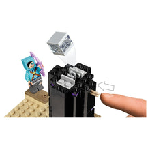 Load image into Gallery viewer, Minecraft The End Battle LEGO Building Set
