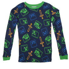 Load image into Gallery viewer, Minecraft Mob Battles Youth Pajama Set
