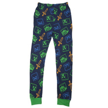 Load image into Gallery viewer, Minecraft Mob Battles Youth Pajama Set
